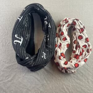 Bundle 2 Mathematics Math Themed Infinity Scarves Scarf Accessories Science STEM